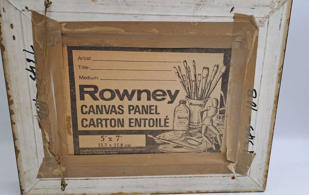 Vintage Original Framed Oil Painting by Artist Eileen J. ROGOFF is an artist born in 1942