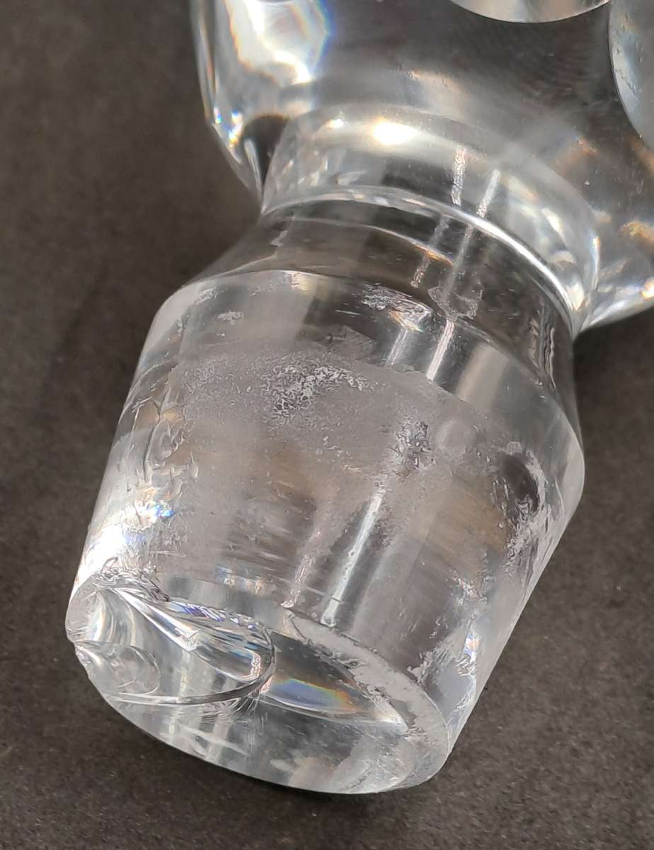 Vintage Liqueur Crystal Gut Glass Decanter