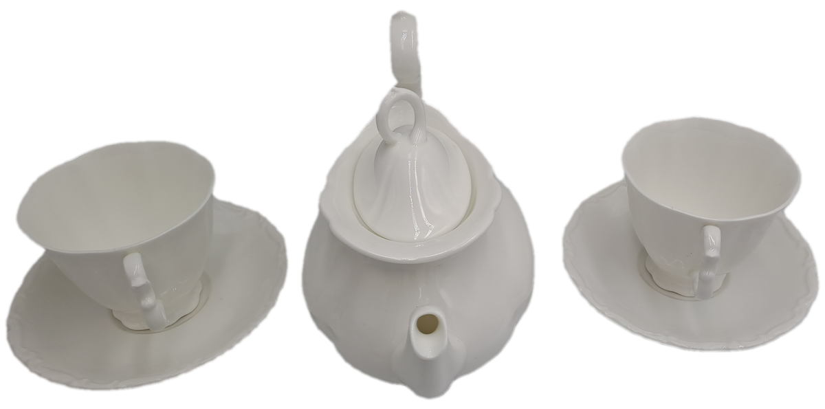 Vintage Royal Albert Gossamer Small Teapot with lid with 2 Duo's