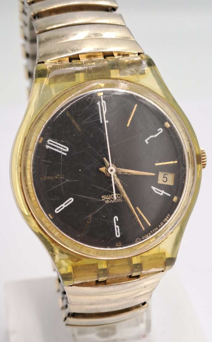 Pre-Owned Swiss Made Swatch Ladies Quartz watch AG1997-Working