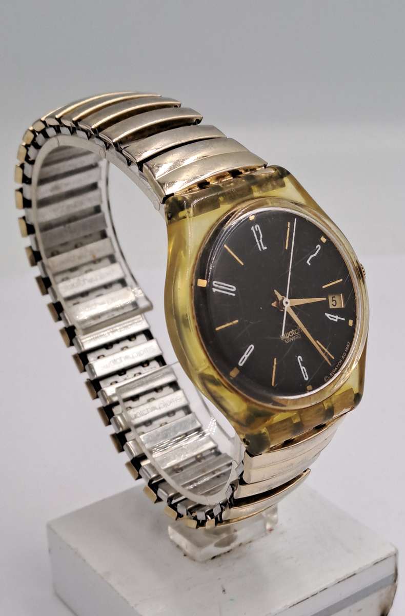 Pre-Owned Swiss Made Swatch Ladies Quartz watch AG1997-Working