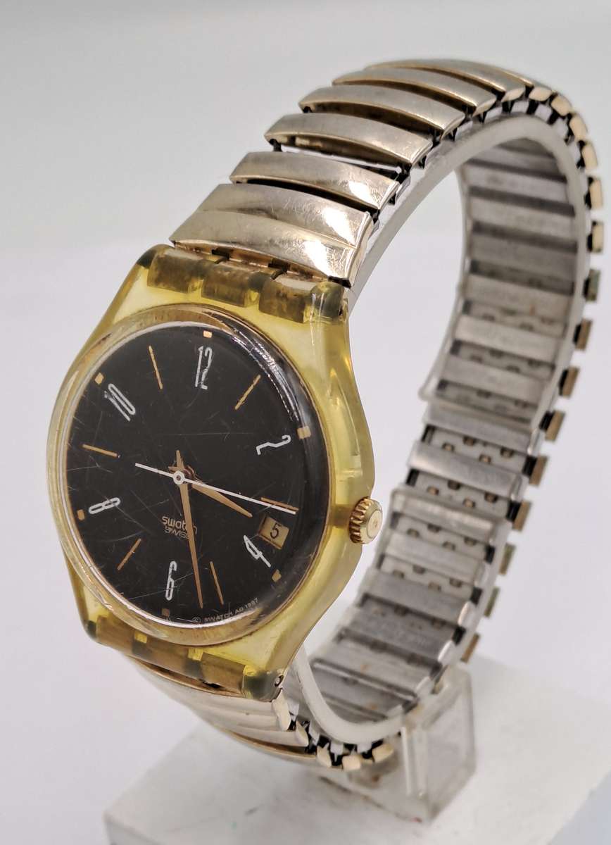 Pre-Owned Swiss Made Swatch Ladies Quartz watch AG1997-Working