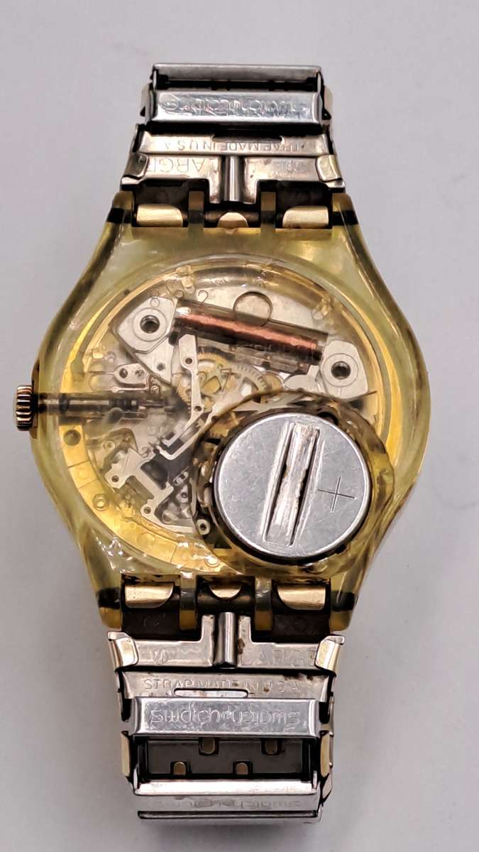 Pre-Owned Swiss Made Swatch Ladies Quartz watch AG1997-Working