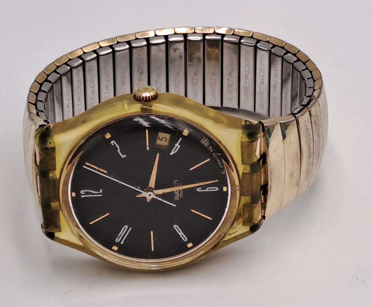 Pre-Owned Swiss Made Swatch Ladies Quartz watch AG1997-Working