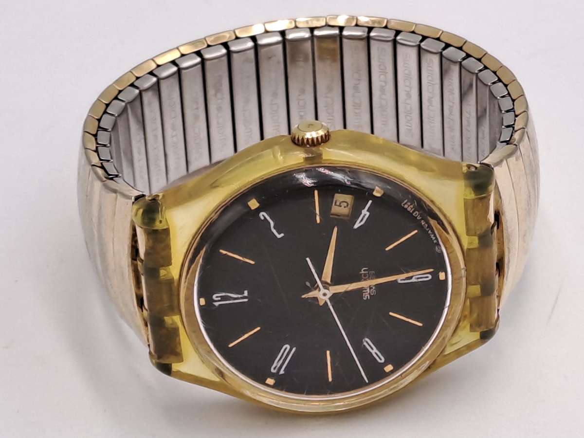 Pre-Owned Swiss Made Swatch Ladies Quartz watch AG1997-Working