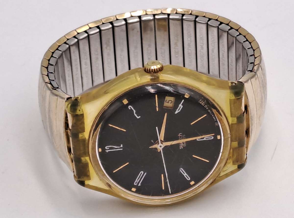 Pre-Owned Swiss Made Swatch Ladies Quartz watch AG1997-Working