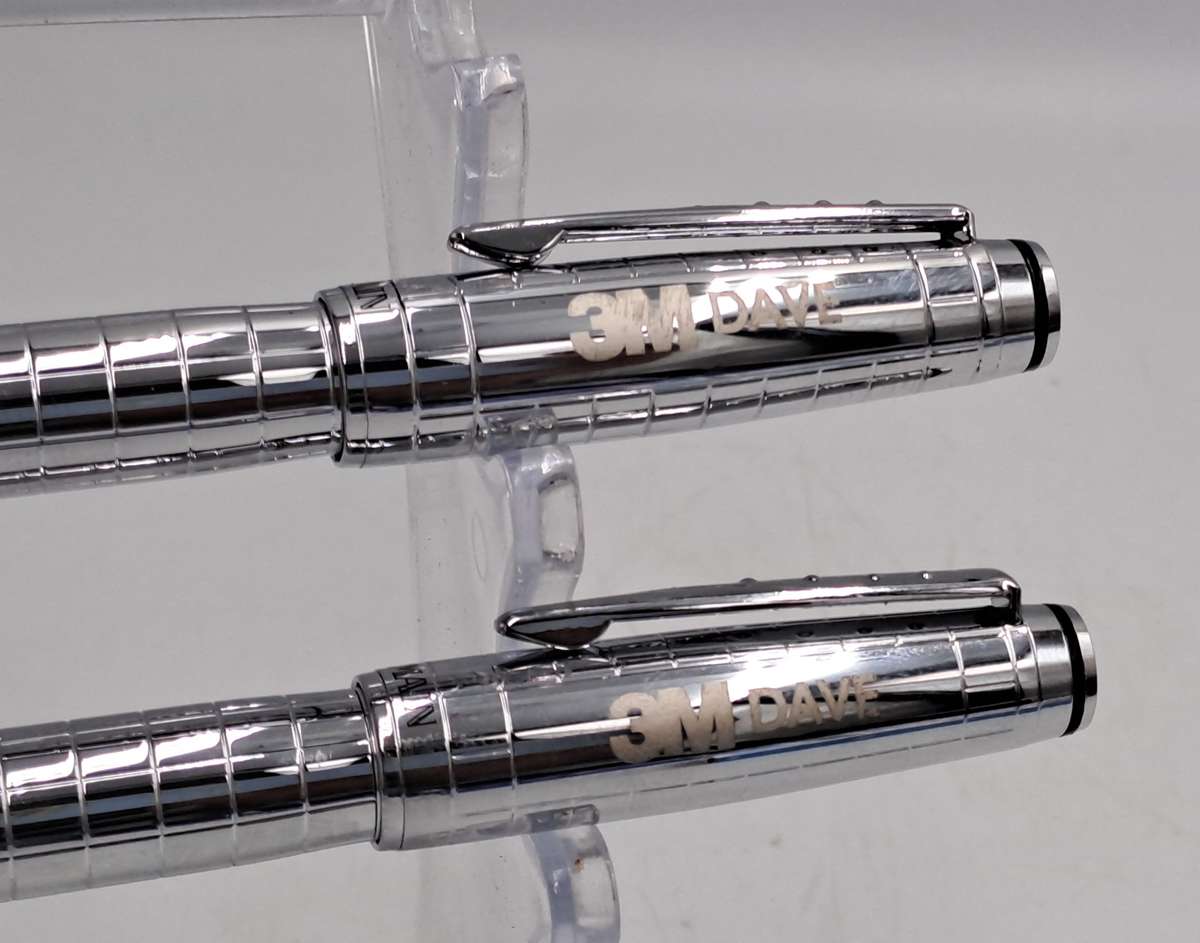 Balmain Paris Pen And Pencil set in Box with Sleeve -Personalized on the cap