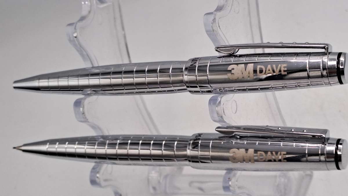 Balmain Paris Pen And Pencil set in Box with Sleeve -Personalized on the cap