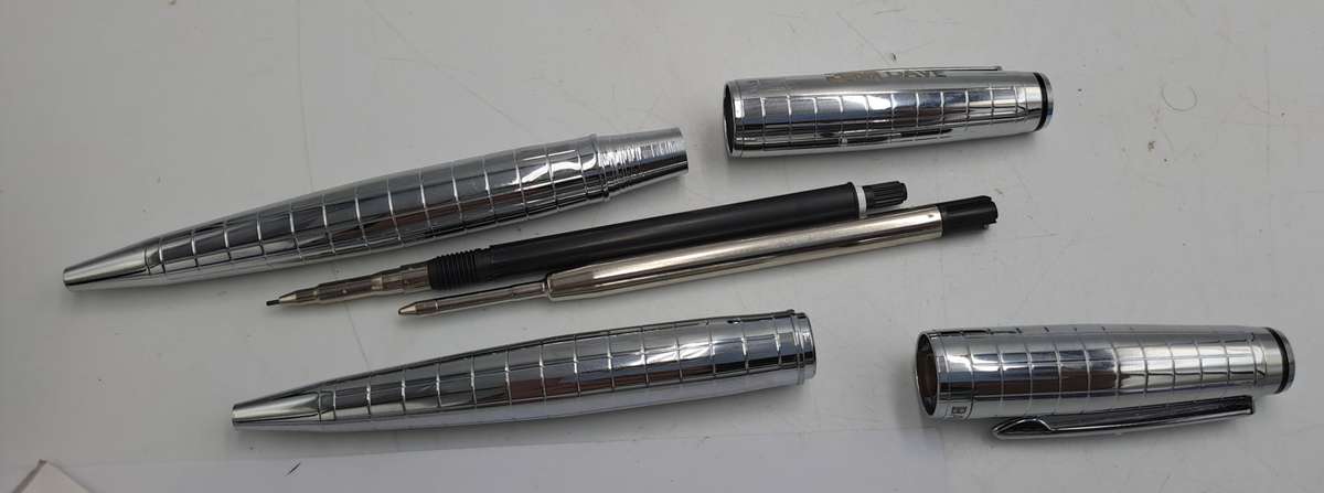 Balmain Paris Pen And Pencil set in Box with Sleeve -Personalized on the cap