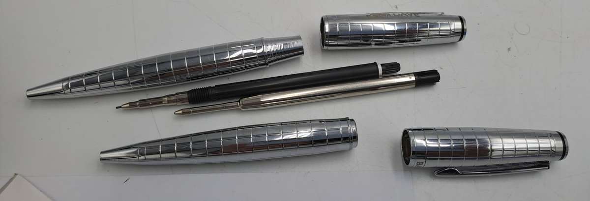 Balmain Paris Pen And Pencil set in Box with Sleeve -Personalized on the cap