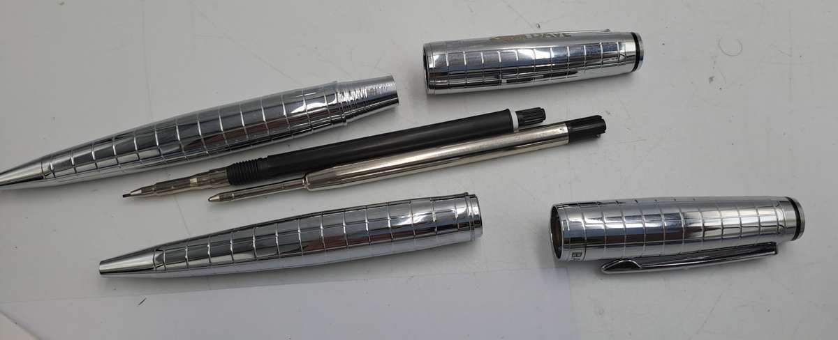 Balmain Paris Pen And Pencil set in Box with Sleeve -Personalized on the cap