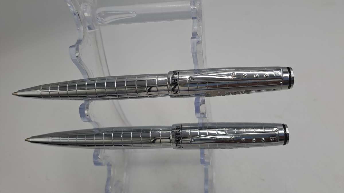 Balmain Paris Pen And Pencil set in Box with Sleeve -Personalized on the cap