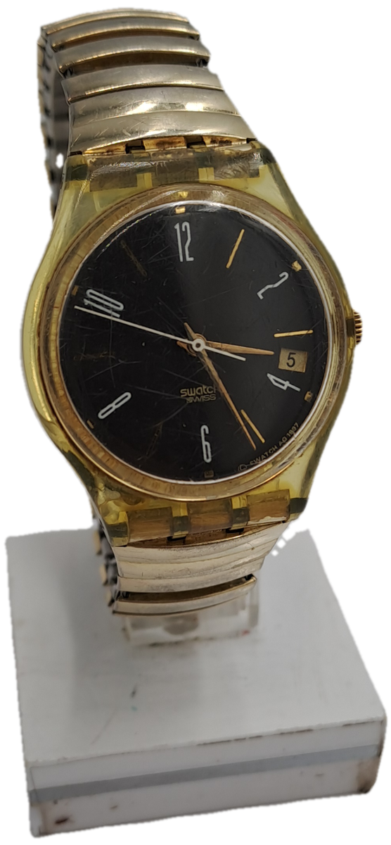 Pre-Owned Swiss Made Swatch Ladies Quartz watch AG1997-Working