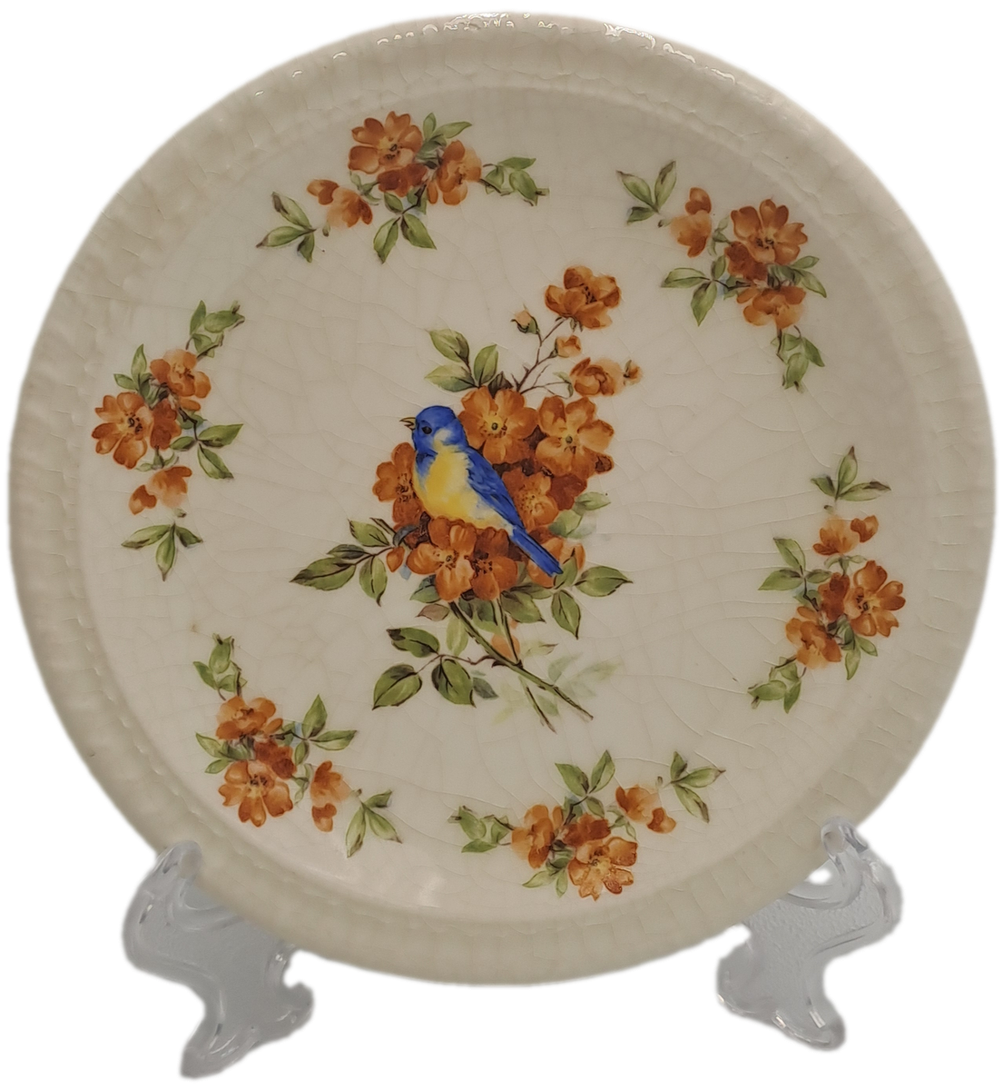 Vintage Side Plate 16,5cm -Very old -Unidentified -Grazing on the Glaze