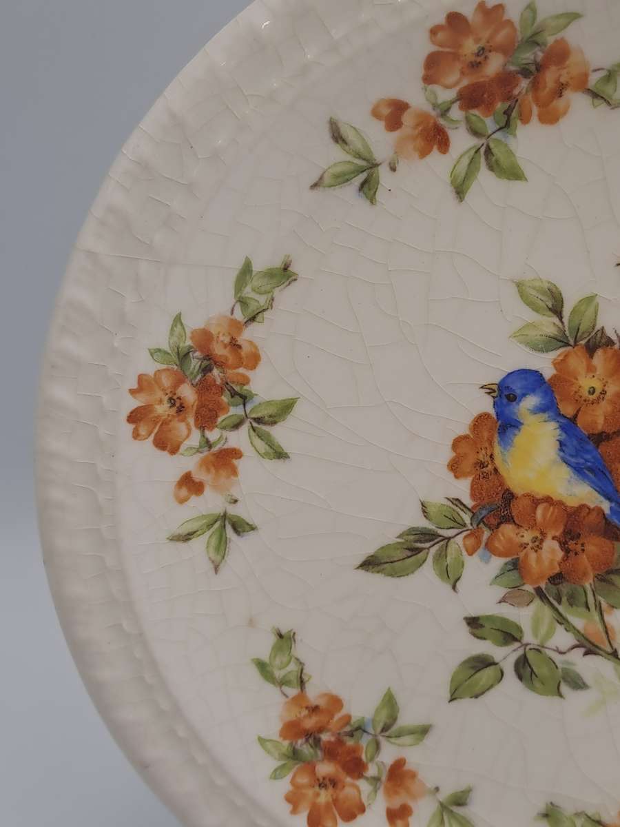 Vintage Side Plate 16,5cm -Very old -Unidentified -Grazing on the Glaze