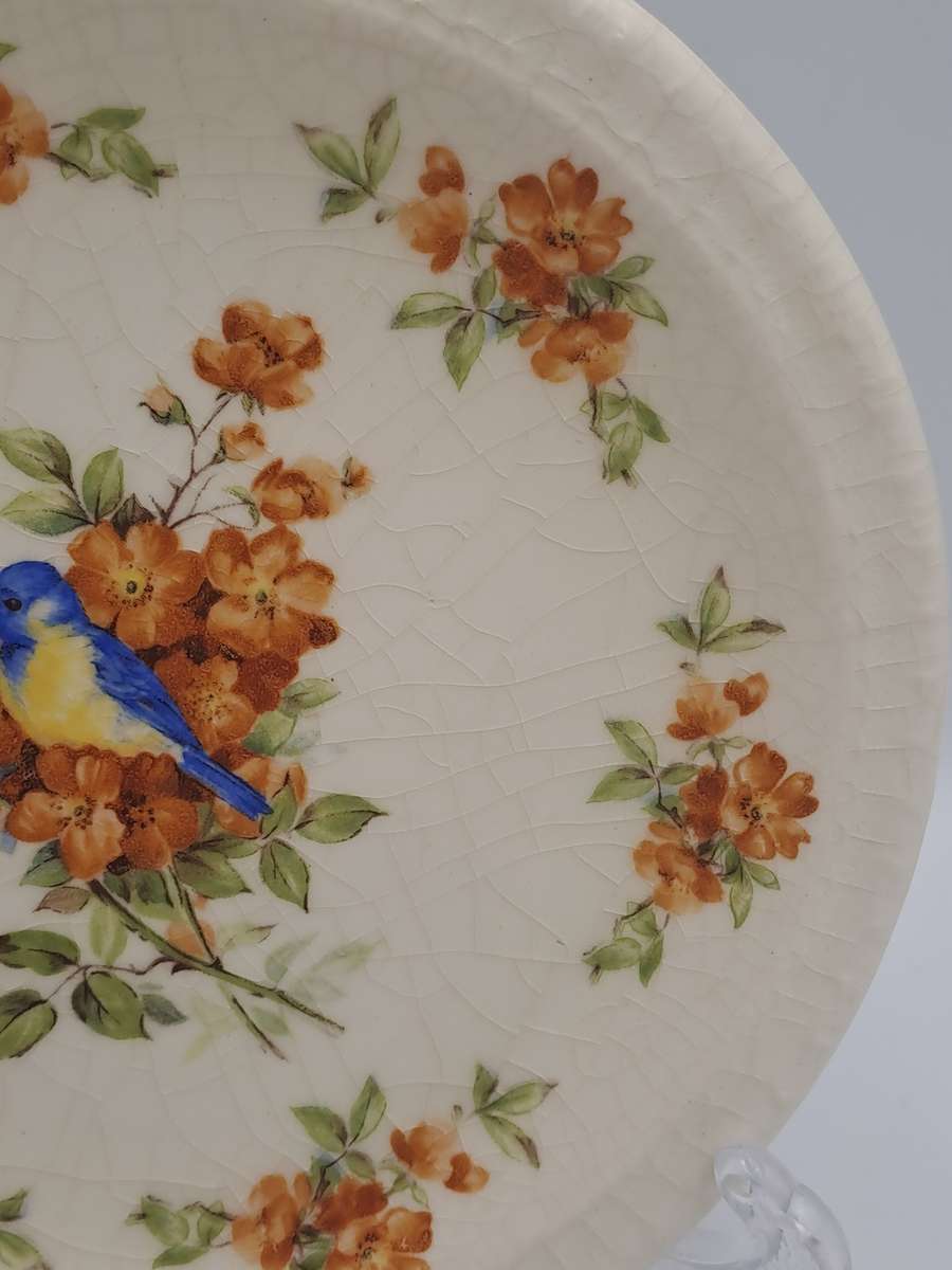 Vintage Side Plate 16,5cm -Very old -Unidentified -Grazing on the Glaze