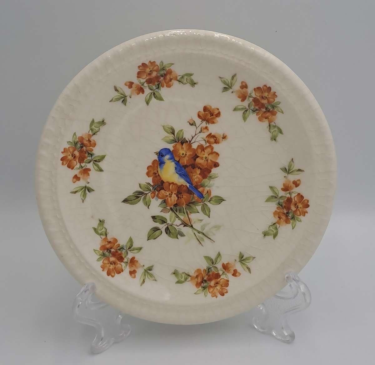 Vintage Side Plate 16,5cm -Very old -Unidentified -Grazing on the Glaze