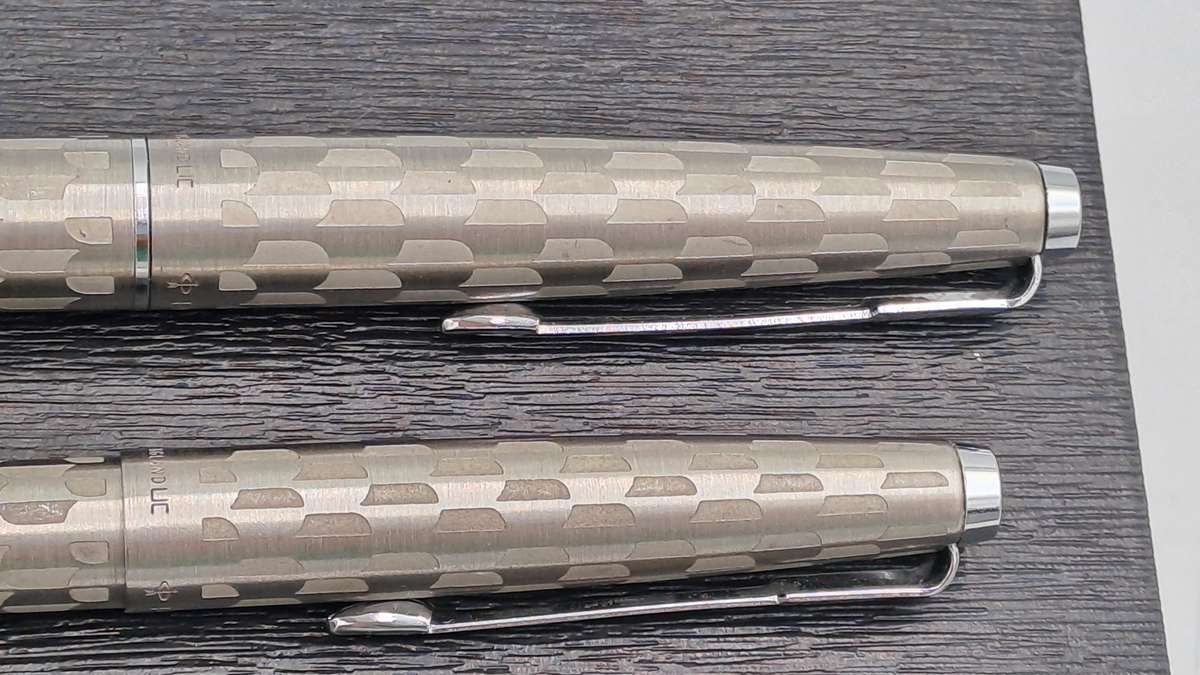 RESERVED FOR BUYER AlbBra5543 -1980's Parker 45 Harlequin 80 Black Shield CT Fountain Pen ONLY