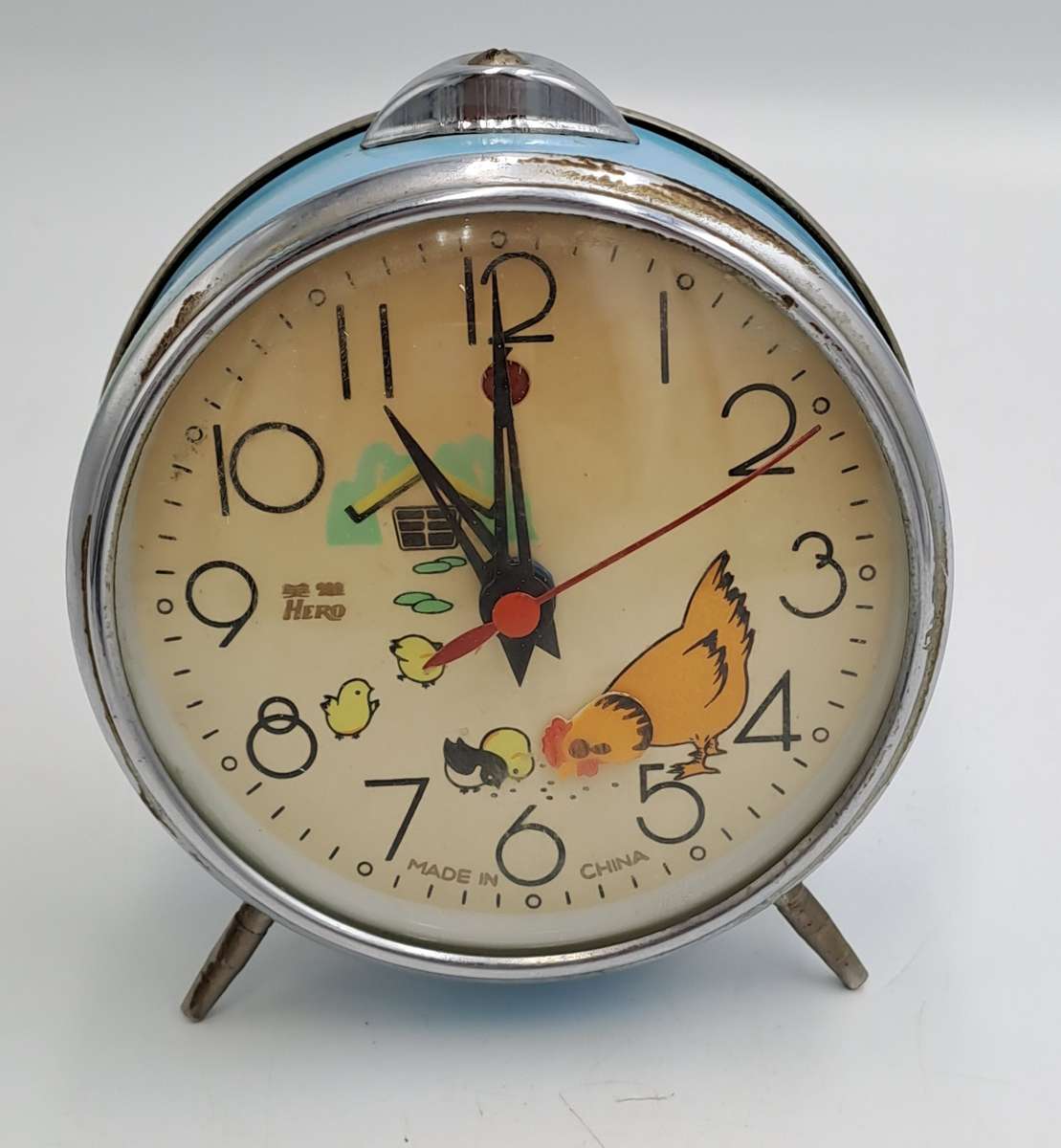 Vintage Chick Mechanical Alarm Clock -NOT working-Made in China