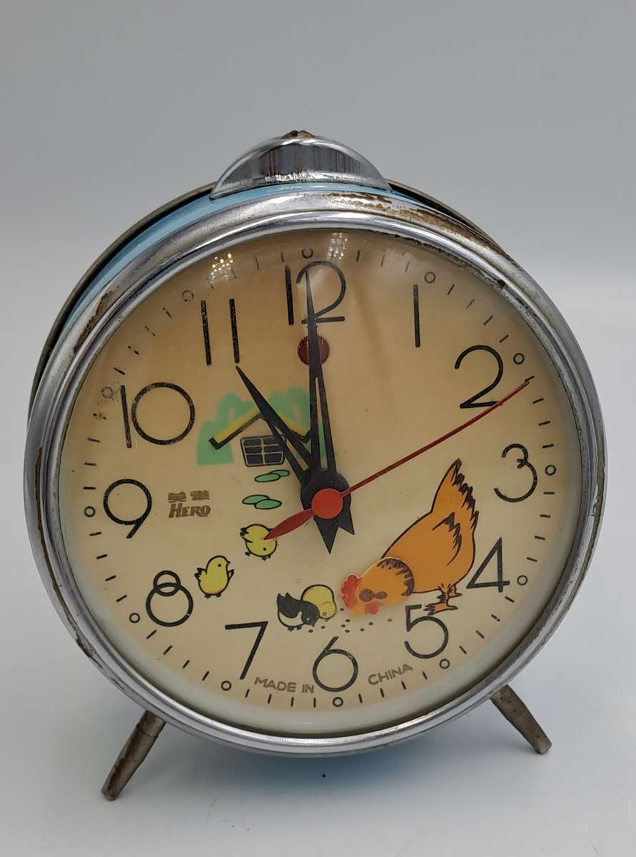 Vintage Chick Mechanical Alarm Clock -NOT working-Made in China