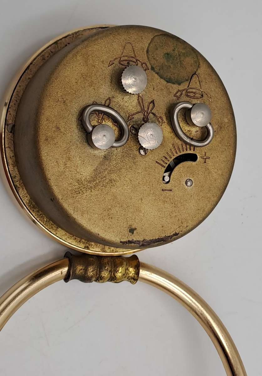 Vintage SLAVA Mechanical Alarm Clock 11 Jewels Made In the USSR Soviet Russian-NOT working