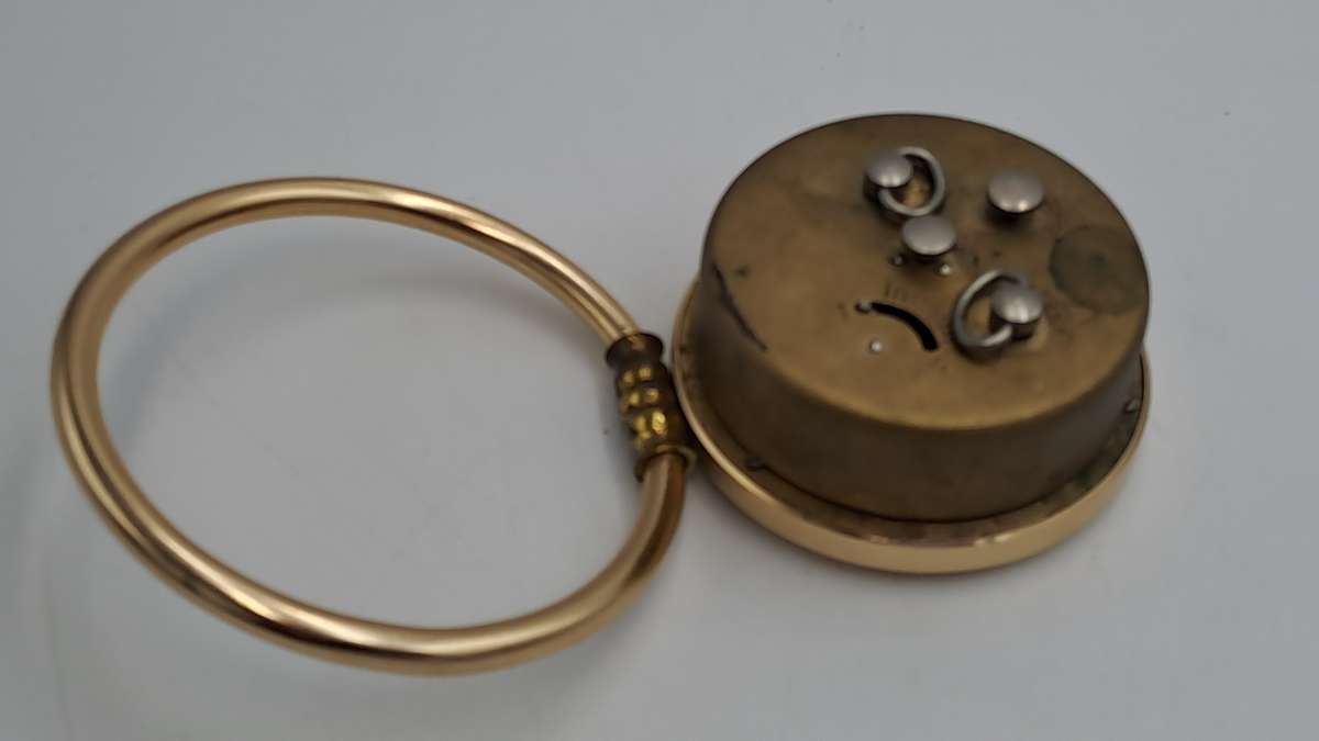 Vintage SLAVA Mechanical Alarm Clock 11 Jewels Made In the USSR Soviet Russian-NOT working