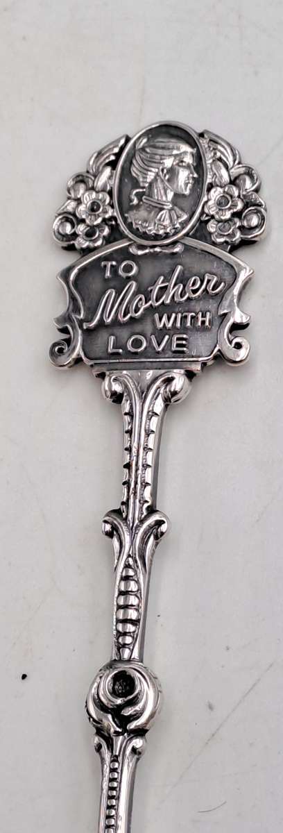 Silver Plated  "To Mother with Love " Spoon