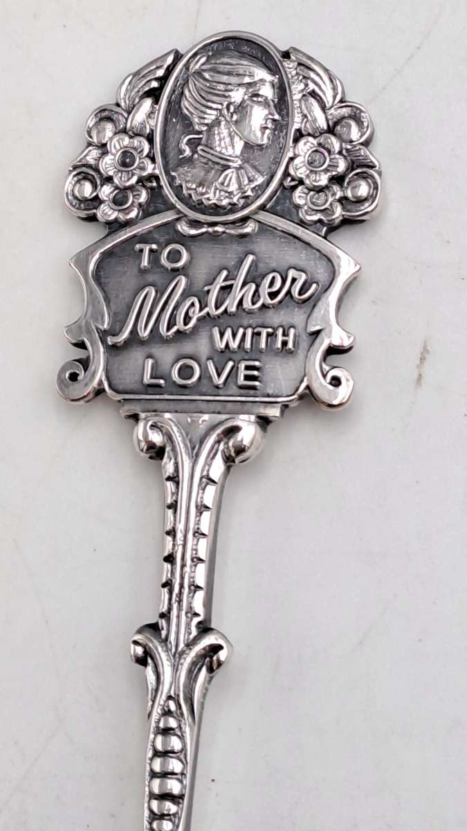 Silver Plated  "To Mother with Love " Spoon