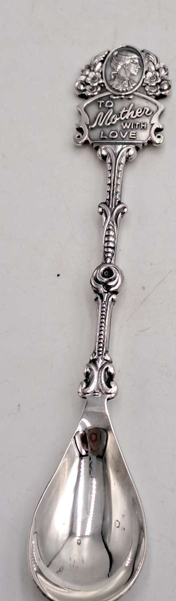 Silver Plated  "To Mother with Love " Spoon