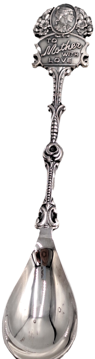 Silver Plated  "To Mother with Love " Spoon