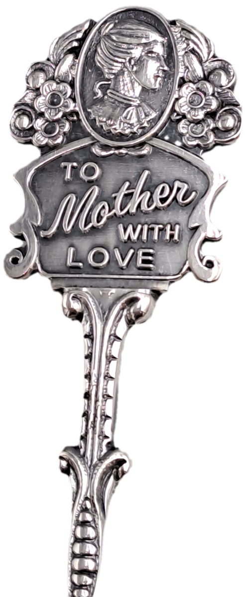 Silver Plated  "To Mother with Love " Spoon