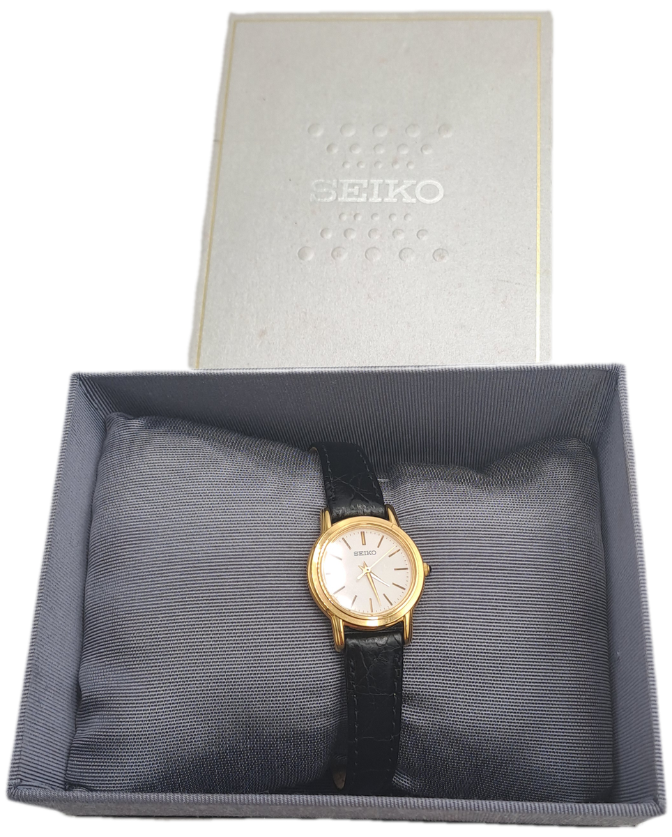 Pre-Owned Vintage 1980's Ladies Seiko Quartz V701-2J80 R1 Watch -Working
