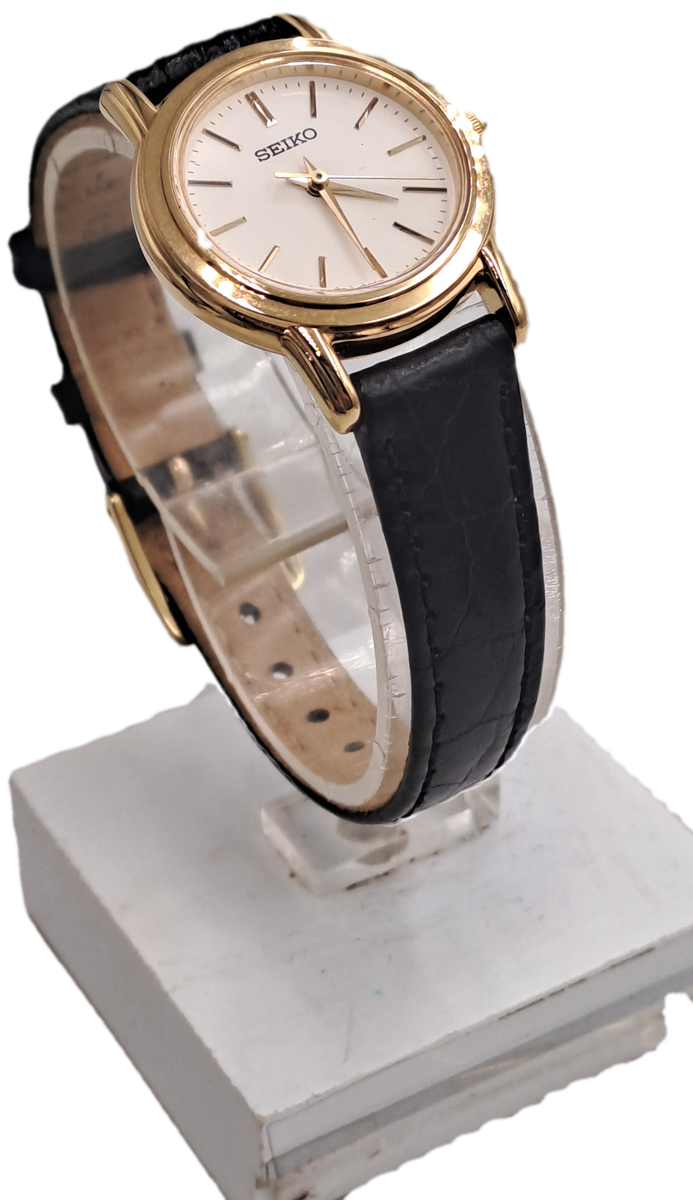 Pre-Owned Vintage 1980's Ladies Seiko Quartz V701-2J80 R1 Watch -Working
