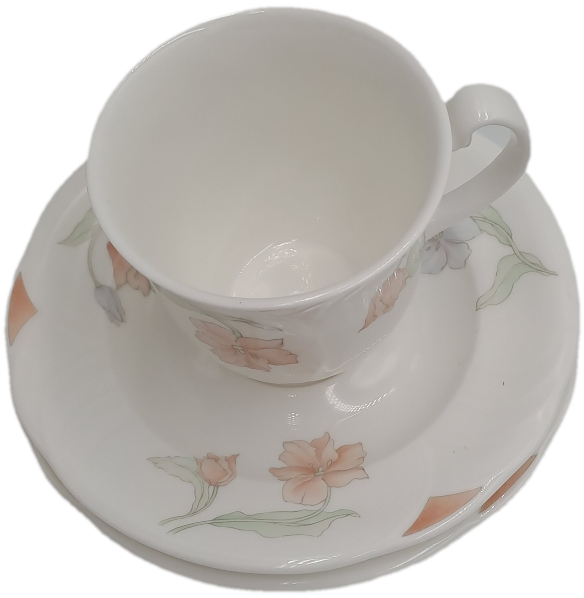 18pc Vintage 1986 Royal Albert Bone China Horizon FANTASIA 6 Tea Trio's (AS NEW IN Original BOX)