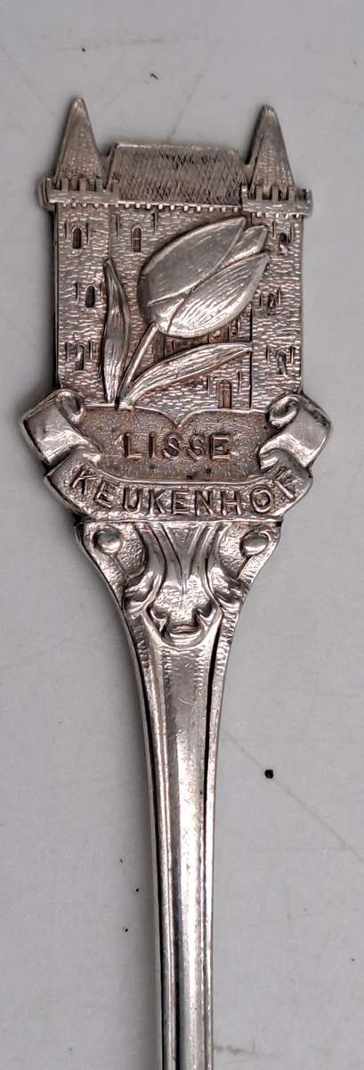 Vintage Lisse Keukenhof Souvenir spoon- Silver Plate - Made in Holland