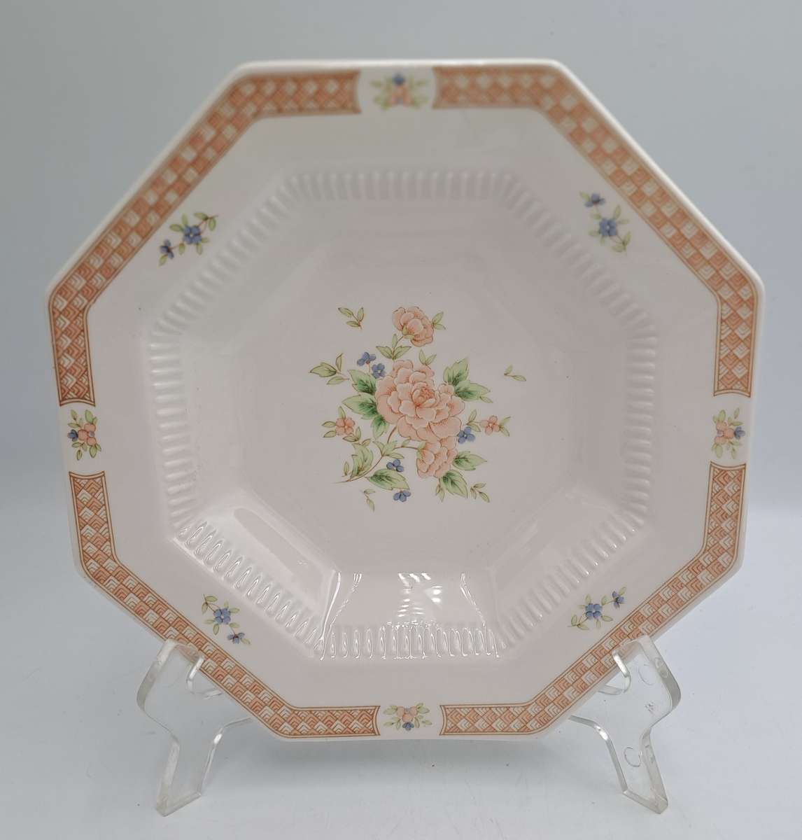 Vintage 1982-1992 Cameo Rose Salad Bowl By Nikko Classic Collection (12 Available)-Made in Japan