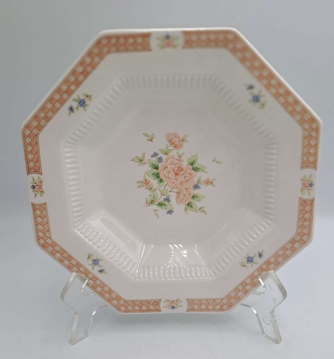 Vintage 1982-1992 Cameo Rose Salad Bowl By Nikko Classic Collection (12 Available)-Made in Japan