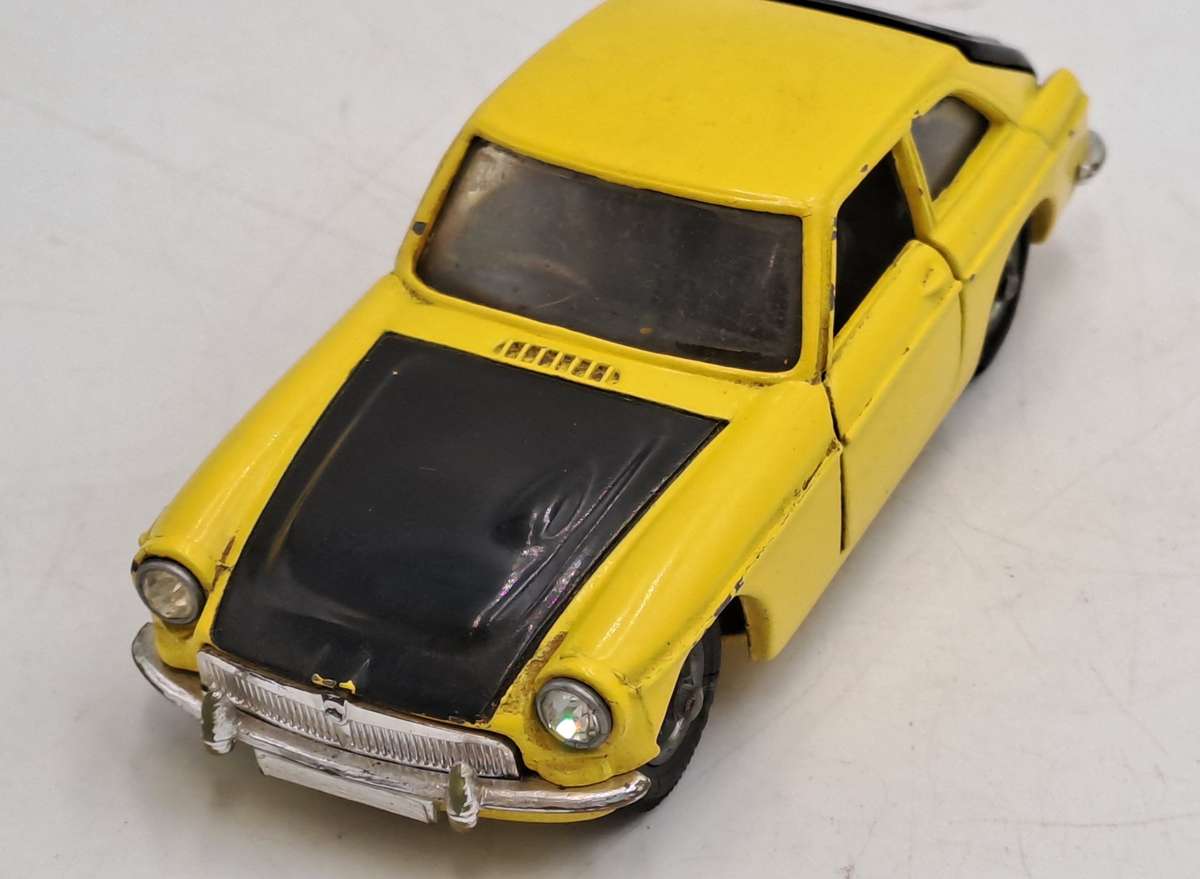 Vintage CorgiToys 345 Die-Cast MG B GT Competition Model-Boxed -Made in Great Britain