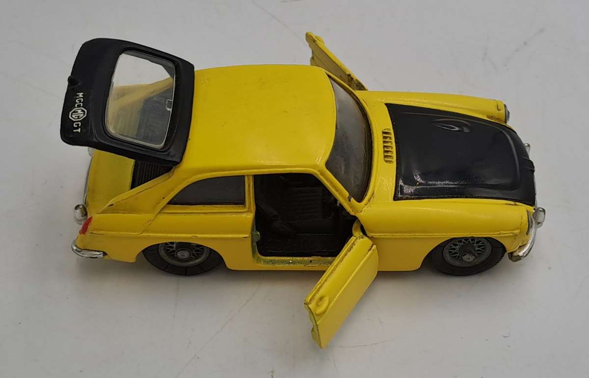 Vintage CorgiToys 345 Die-Cast MG B GT Competition Model-Boxed -Made in Great Britain