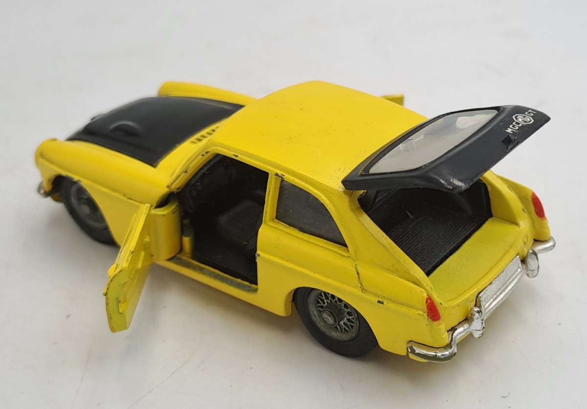 Vintage CorgiToys 345 Die-Cast MG B GT Competition Model-Boxed -Made in Great Britain