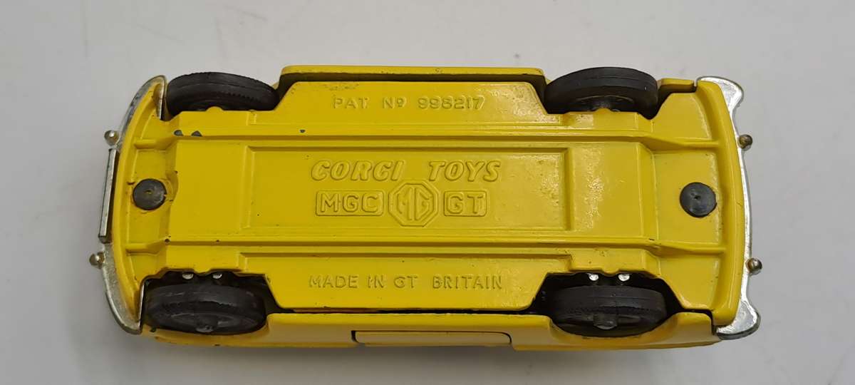 Vintage CorgiToys 345 Die-Cast MG B GT Competition Model-Boxed -Made in Great Britain