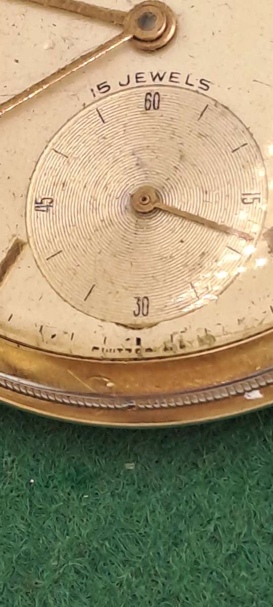 Vintage Swiss Made ROTARY Pocket watch 15 Jewels Working