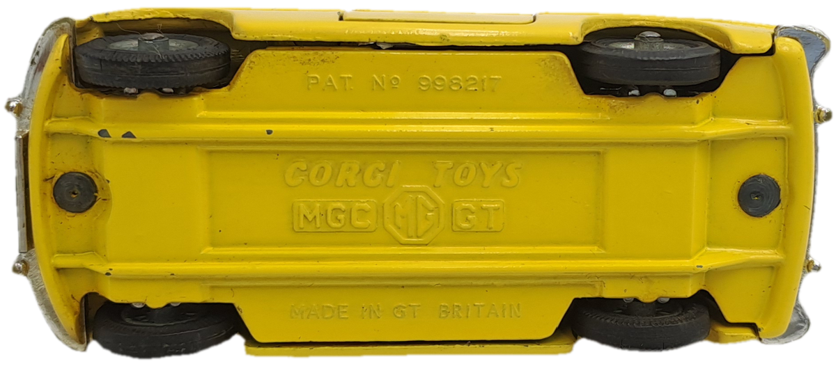 Vintage CorgiToys 345 Die-Cast MG B GT Competition Model-Boxed -Made in Great Britain