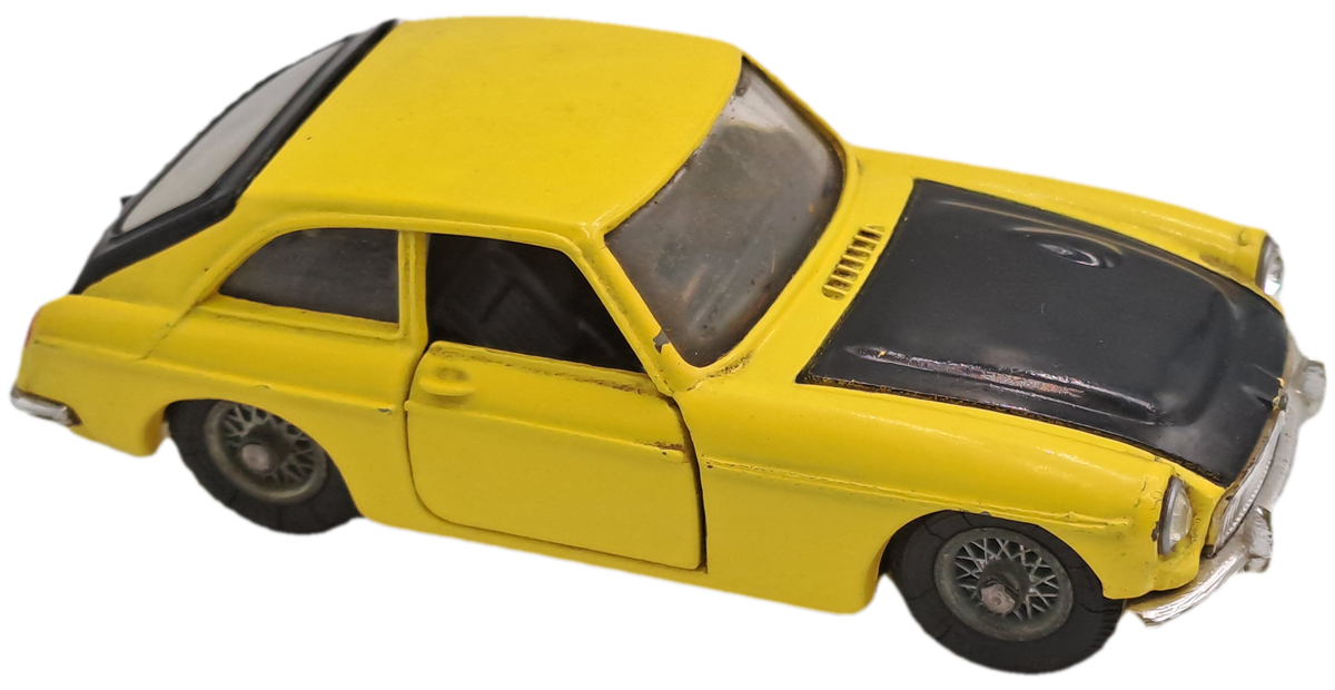 Vintage CorgiToys 345 Die-Cast MG B GT Competition Model-Boxed -Made in Great Britain