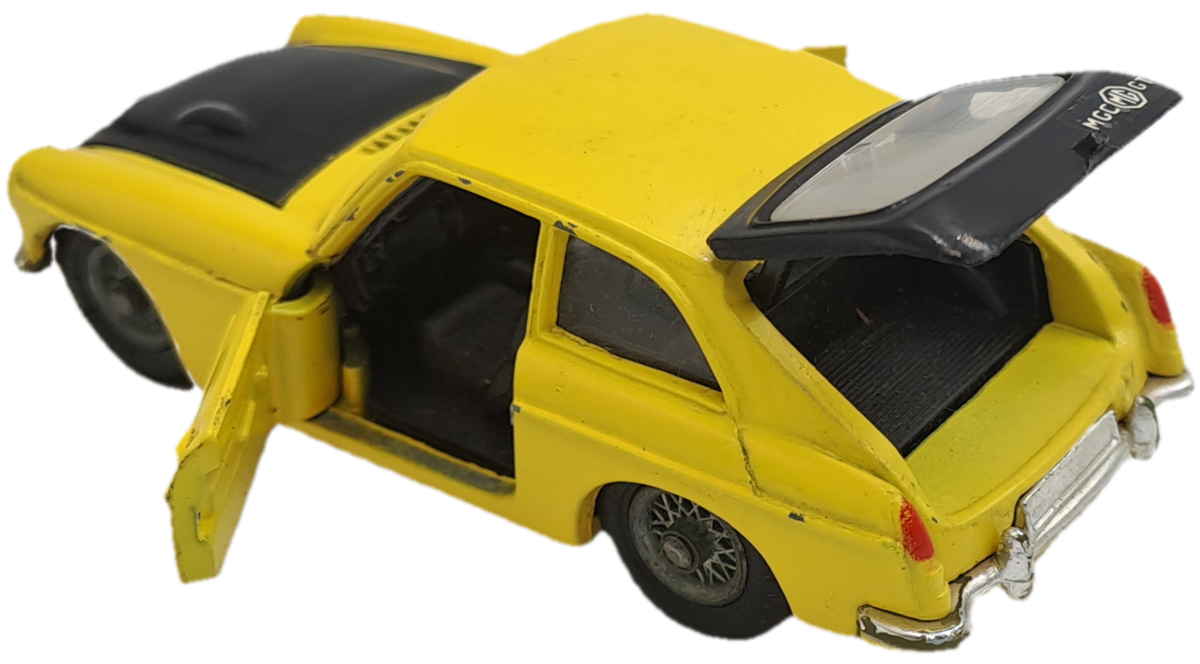 Vintage CorgiToys 345 Die-Cast MG B GT Competition Model-Boxed -Made in Great Britain