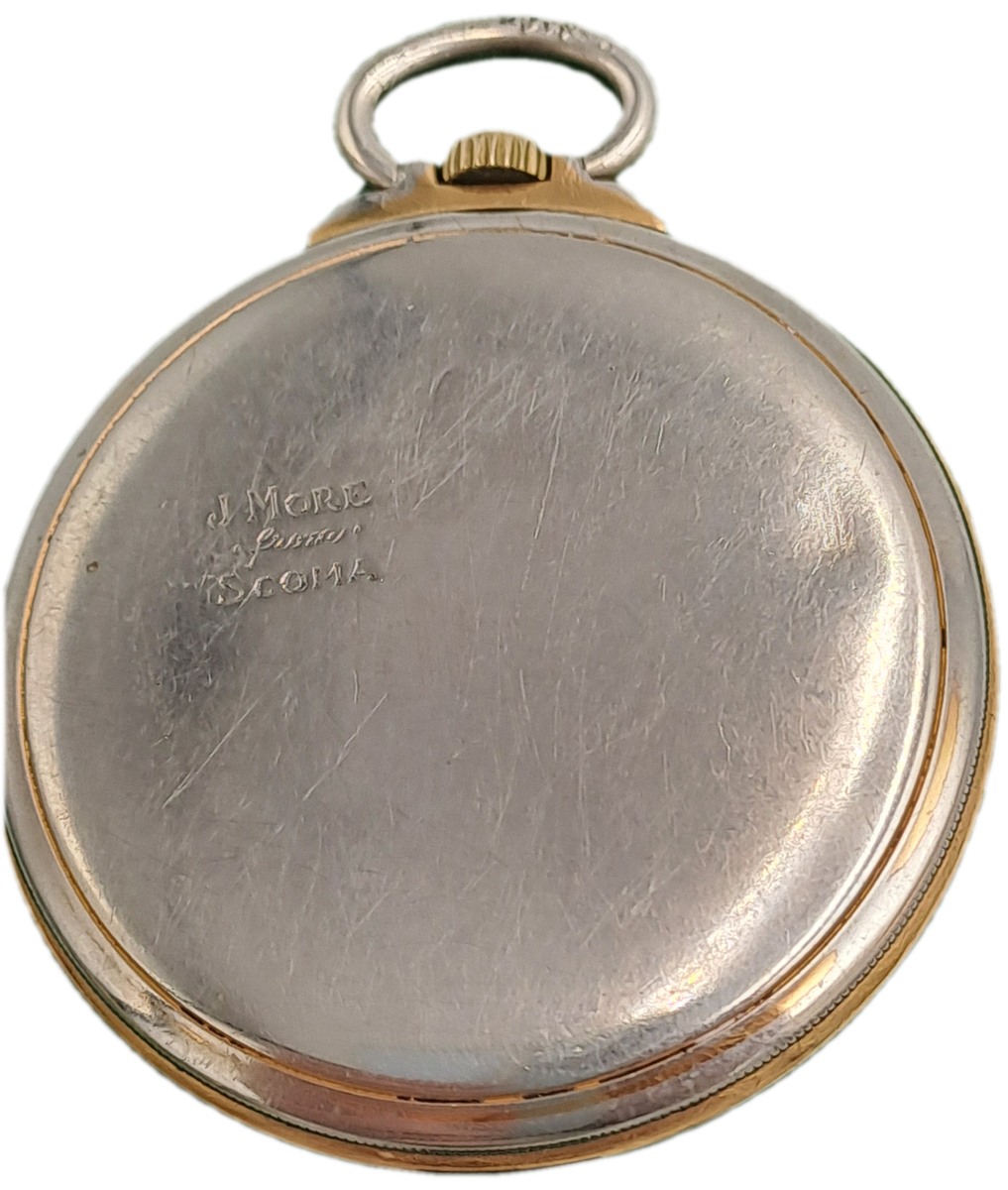 Vintage Swiss Made ROTARY Pocket watch 15 Jewels Working