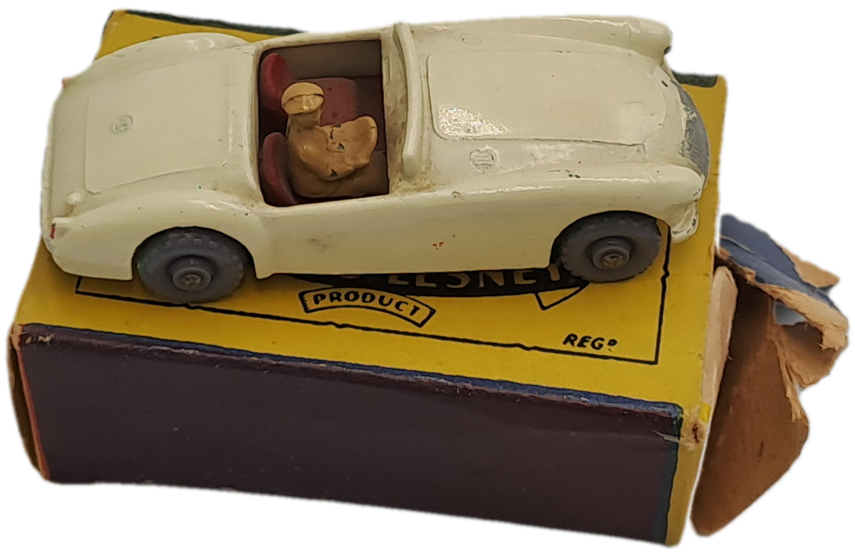 Rare Vintage Matchbox Series Moko Lesney No.19 MG A Sports Car-Die Cast -Boxed