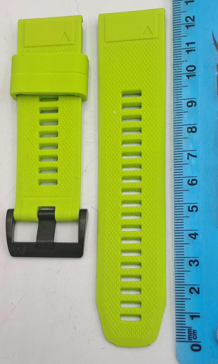 New 26mm Green Silicone Quick fit Band for Garmin Fenix-Tactix-enduro-(see compatibility )