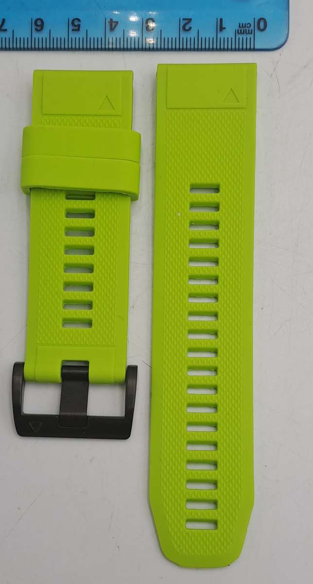 New 26mm Green Silicone Quick fit Band for Garmin Fenix-Tactix-enduro-(see compatibility )