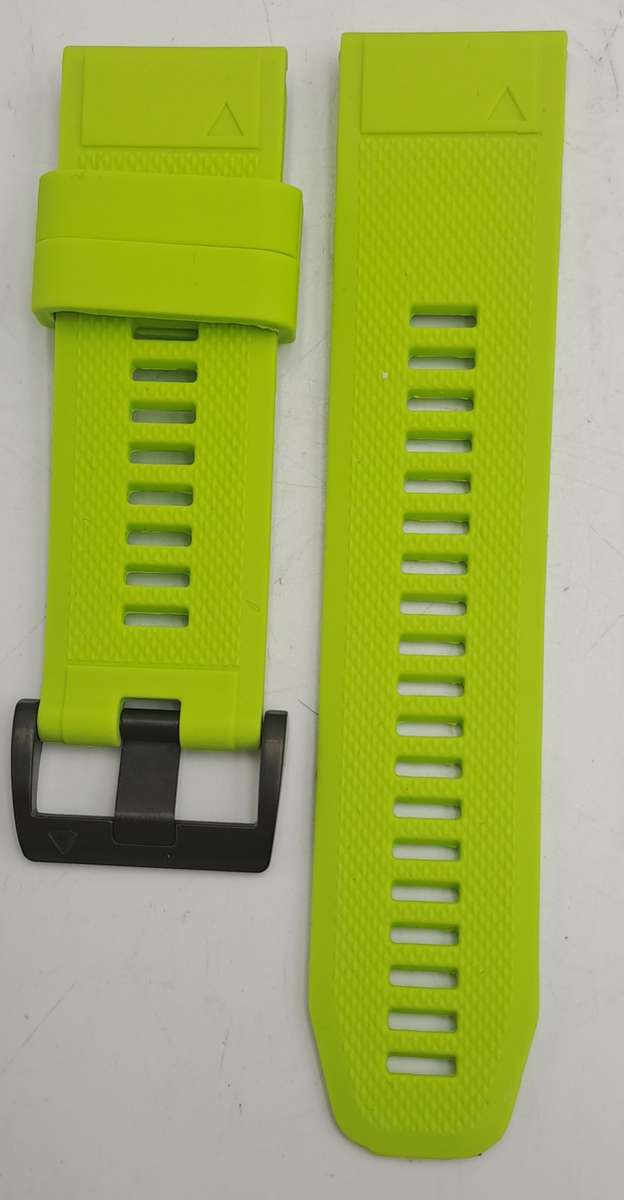 New 26mm Green Silicone Quick fit Band for Garmin Fenix-Tactix-enduro-(see compatibility )